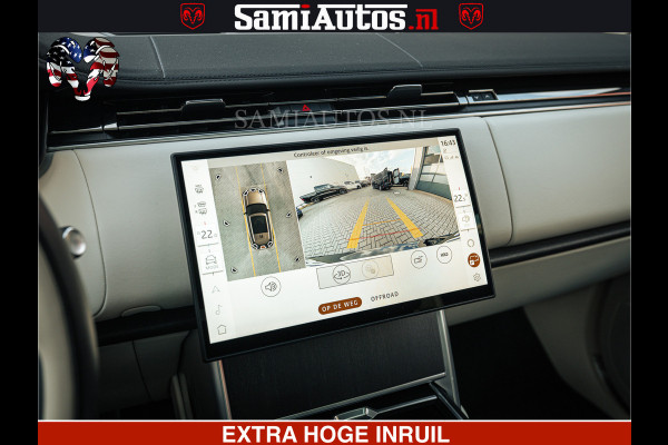 Land Rover Range Rover P550e 551 PK GARANTIE TOT 14-03-2029 | ACHTERAS BESTURING | SOFT CLOSE | HEAD-UP | FACELIFT MODEL | 23 INCH VELGEN | PANORAMADAK | STUURVERWARMING | STOEL KOELING | Incl btw | Fabrieksgarantie tot 14-03-2029 – Geniet van gemoedsrust met uitgebreide dekking tot deze datum.