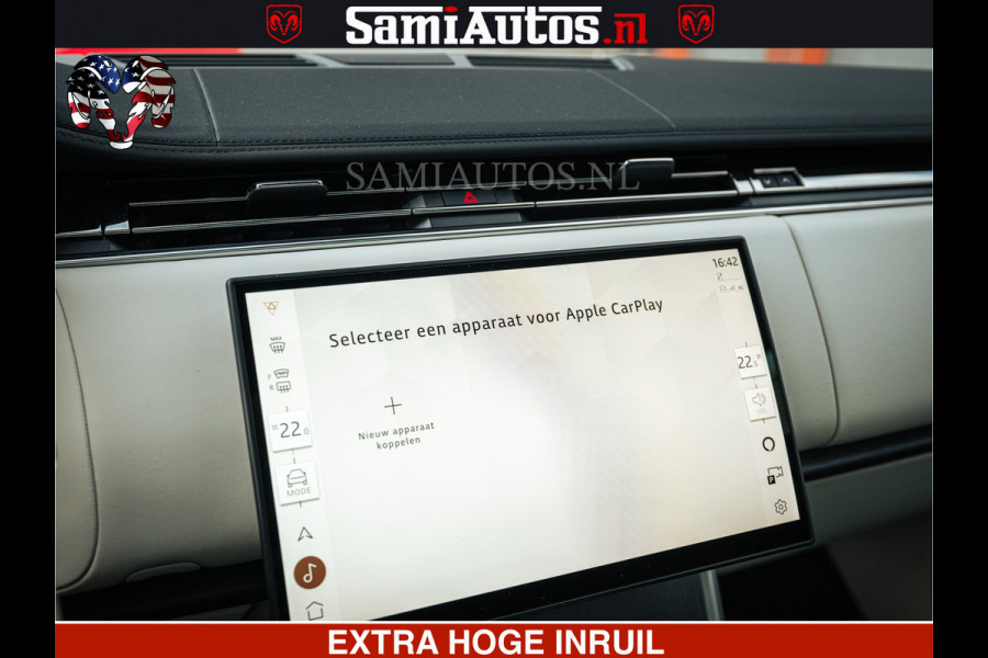 Land Rover Range Rover P550e 551 PK GARANTIE TOT 14-03-2029 | ACHTERAS BESTURING | SOFT CLOSE | HEAD-UP | FACELIFT MODEL | 23 INCH VELGEN | PANORAMADAK | STUURVERWARMING | STOEL KOELING | Incl btw | Fabrieksgarantie tot 14-03-2029 – Geniet van gemoedsrust met uitgebreide dekking tot deze datum.