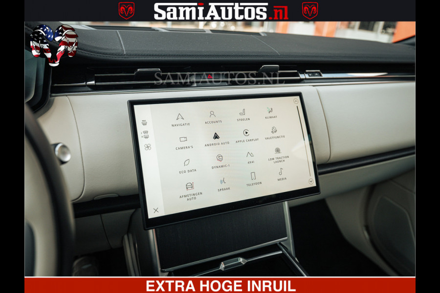 Land Rover Range Rover P550e 551 PK GARANTIE TOT 14-03-2029 | ACHTERAS BESTURING | SOFT CLOSE | HEAD-UP | FACELIFT MODEL | 23 INCH VELGEN | PANORAMADAK | STUURVERWARMING | STOEL KOELING | Incl btw | Fabrieksgarantie tot 14-03-2029 – Geniet van gemoedsrust met uitgebreide dekking tot deze datum.