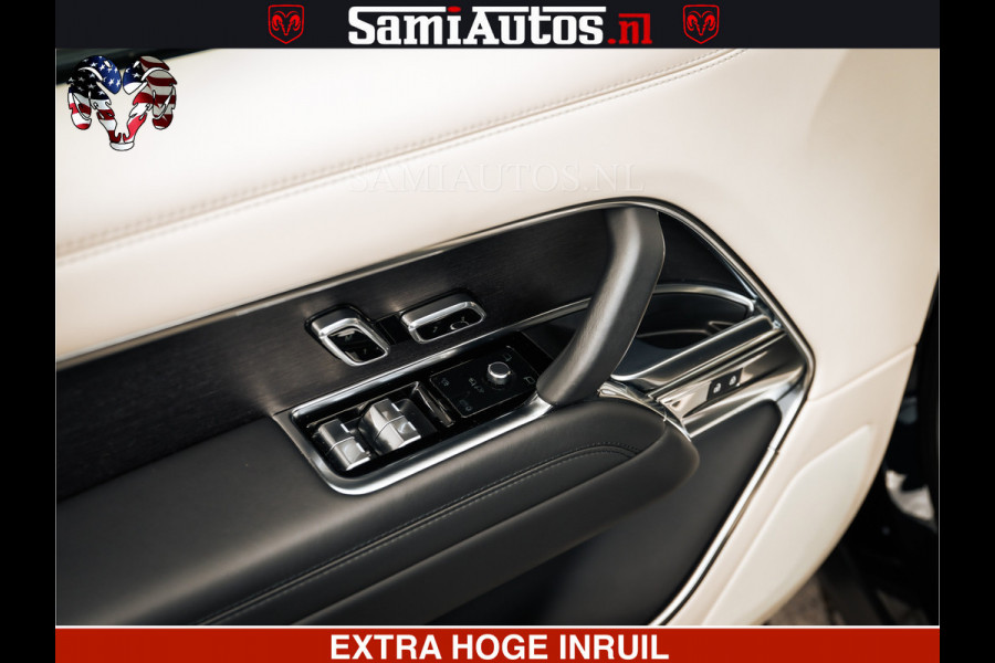 Land Rover Range Rover P550e 551 PK GARANTIE TOT 14-03-2029 | ACHTERAS BESTURING | SOFT CLOSE | HEAD-UP | FACELIFT MODEL | 23 INCH VELGEN | PANORAMADAK | STUURVERWARMING | STOEL KOELING | Incl btw | Fabrieksgarantie tot 14-03-2029 – Geniet van gemoedsrust met uitgebreide dekking tot deze datum.