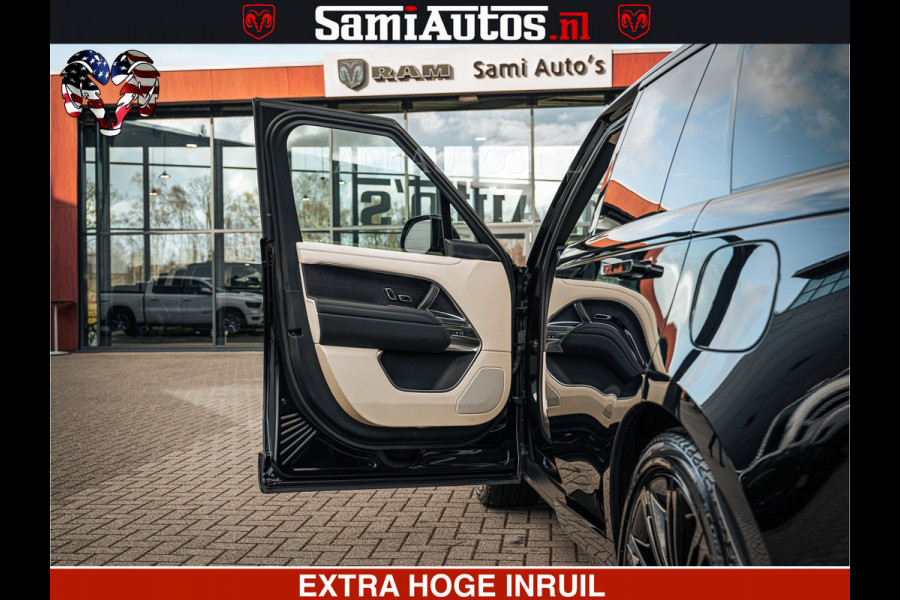 Land Rover Range Rover P550e 551 PK GARANTIE TOT 14-03-2029 | ACHTERAS BESTURING | SOFT CLOSE | HEAD-UP | FACELIFT MODEL | 23 INCH VELGEN | PANORAMADAK | STUURVERWARMING | STOEL KOELING | Incl btw | Fabrieksgarantie tot 14-03-2029 – Geniet van gemoedsrust met uitgebreide dekking tot deze datum.
