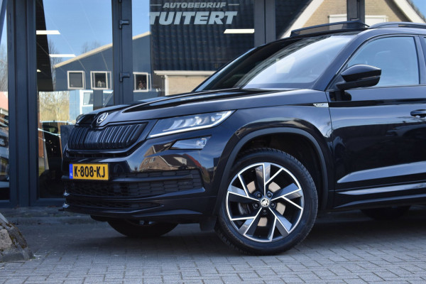 Škoda Kodiaq 1.5 TSI Sportline | TREKHAAK | ADAPT. CRUISE | NAP | CANTON | PANORAMADAK | DEALER ONDERHOUDEN