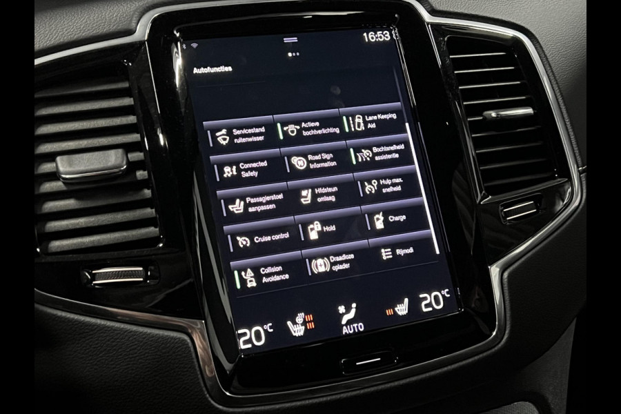 Volvo XC90 2.0 T8 Recharge AWD R-Design Luchtvering | Trekhaak | Bowers & Wilkins | Adapt. cruise | Open dak | Stuur-/stoelverwarming | Memory