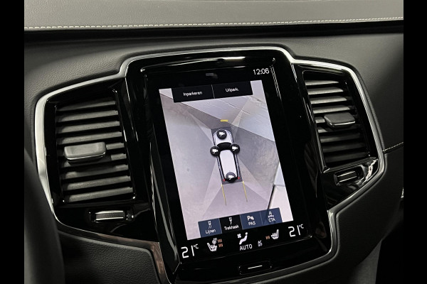 Volvo XC90 2.0 T8 Plug-in hybrid AWD Ultra Dark Luchtvering | Trekhaak | Bowers & Wilkins | Adapt. cruise | Open dak | 360 camera | Head-up | Memory | Stuur-/stoelverwarming