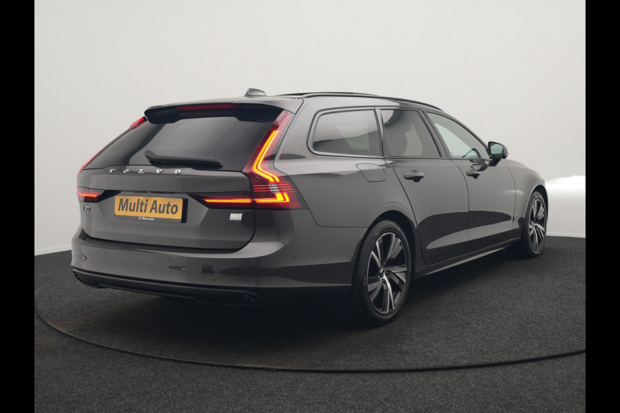 Volvo V90 T6 AWD Ultimate Dark PHEV 350pk Dealer O.H. | Panodak | Head Up | 360 Camera | Adaptive Cruise | Harman / Kardon | Lederen Sportstoelen Memory & Ventilatie | Keyless | Stoelen & Stuur Verwarmd | Apple Carplay | Virtual | DAB | Plug In Hybrid