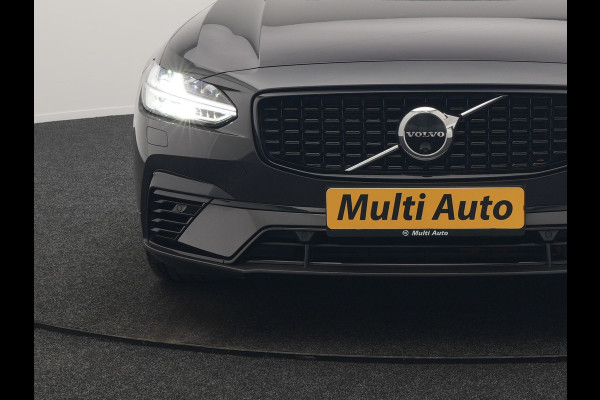 Volvo V90 T6 AWD Ultimate Dark PHEV 350pk Dealer O.H. | Panodak | Head Up | 360 Camera | Adaptive Cruise | Harman / Kardon | Lederen Sportstoelen Memory & Ventilatie | Keyless | Stoelen & Stuur Verwarmd | Apple Carplay | Virtual | DAB | Plug In Hybrid