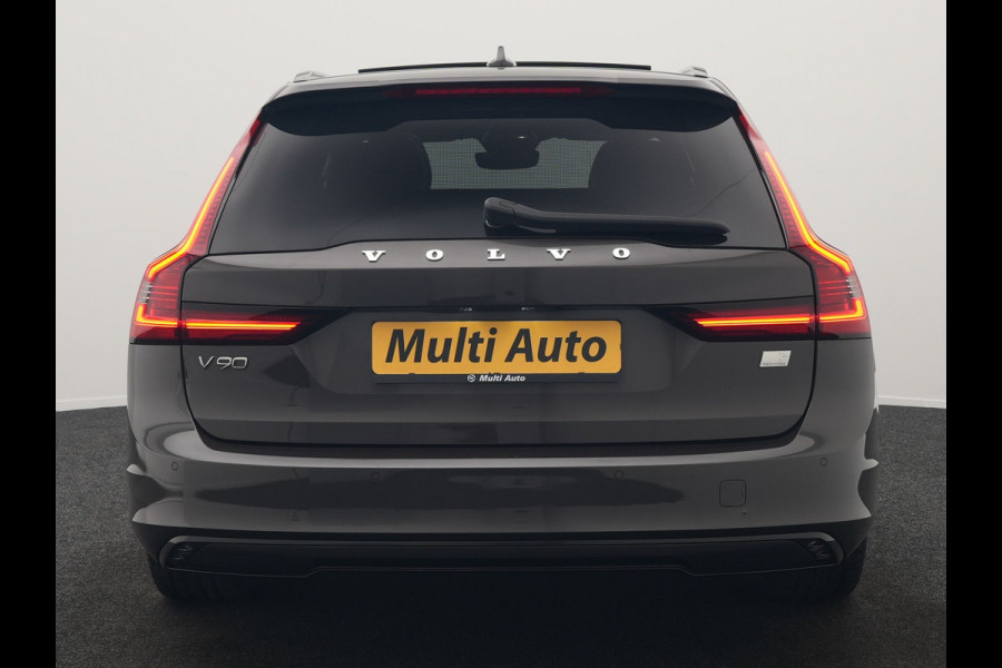 Volvo V90 T6 AWD Ultimate Dark PHEV 350pk Dealer O.H. | Panodak | Head Up | 360 Camera | Adaptive Cruise | Harman / Kardon | Lederen Sportstoelen Memory & Ventilatie | Keyless | Stoelen & Stuur Verwarmd | Apple Carplay | Virtual | DAB | Plug In Hybrid