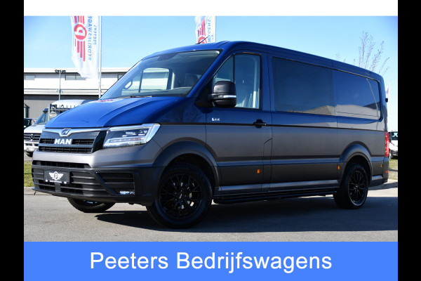 MAN TGE 3.180 35 2.0 L3H2 4x4 DC Cruise, Camera, Carplay, LED, Voorruit verwarming, Multimedia, 177pk, Automaat, Uniek!