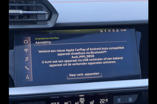 Audi A3 Sportback 45 TFSI e S edition Competition RS zetels/360