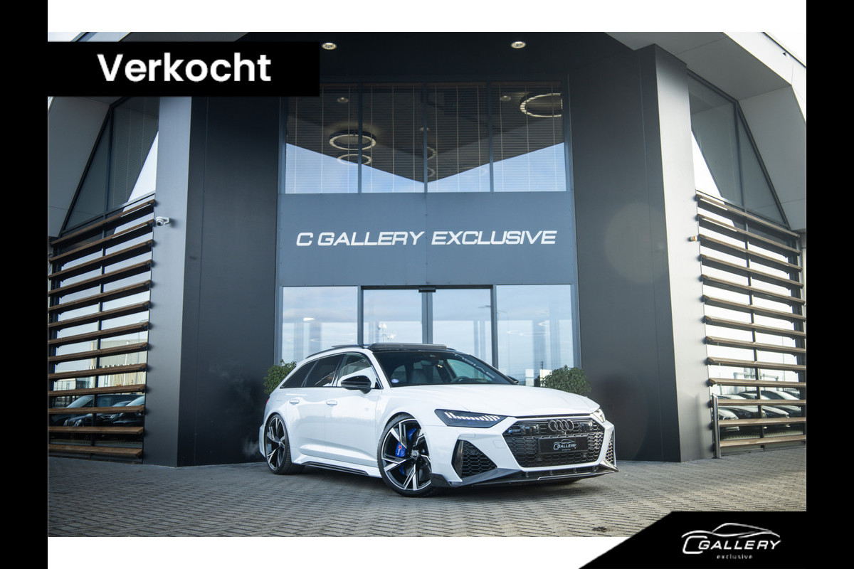 Audi RS6 C8 Avant 4.0 TFSI Quattro 740PK - RS Dynamic+ | 25jahre | Akrapovic | Keramisch | 3D Camera