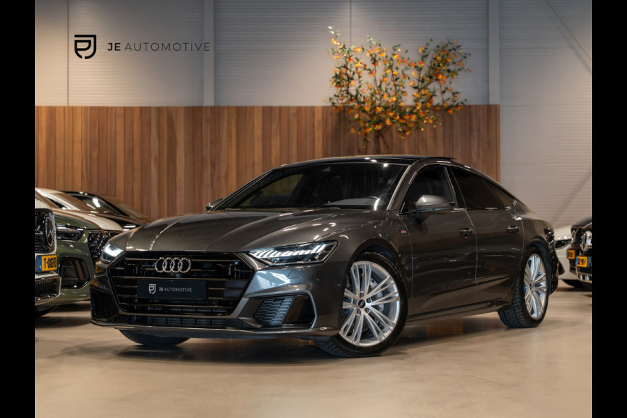 Audi A7 Sportback 50 TFSIe Quattro 3X S-Line, Matrix, Pano, Virtual, Carplay, ACC, Black Optik, B&O, 360 Cam, Dealer Onderhouden
