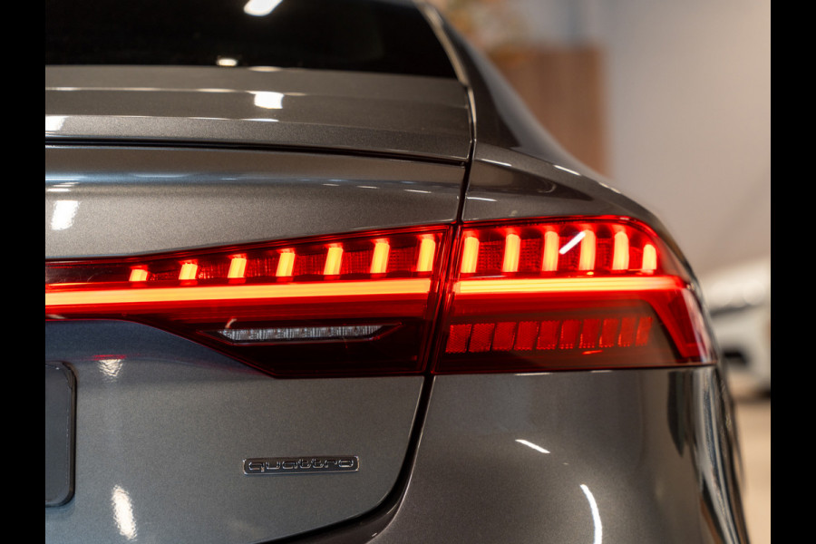 Audi A7 Sportback 50 TFSIe Quattro 3X S-Line, Matrix, Pano, Virtual, Carplay, ACC, Black Optik, B&O, 360 Cam, Dealer Onderhouden