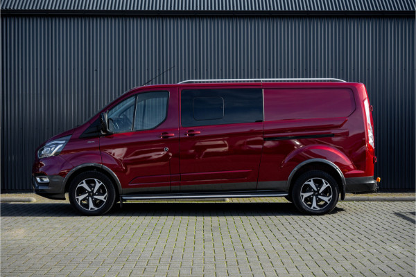Ford Transit Custom 2.0 TDCI L2H1 | 170PK | Trail | DC 5-Persoons | Camera | Carplay | Lederen interieur