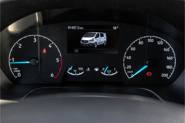 Ford Transit Custom 2.0 TDCI L2H1 | 170PK | Trail | DC 5-Persoons | Camera | Carplay | Lederen interieur