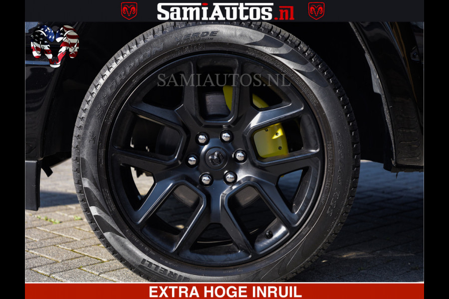 Dodge Ram HULK PACK | BULLBAR | 5.7 V8 | HUD | PANO | DIGI CLUSTER | 360CAM | ADAPTIVE CRUISE | HEADUP | DIGITALE BINNENSPIEGEL | LARAMIE  3500KG | LEDER | LANE ASSIST | DODE HOEK INSTALLATIE |