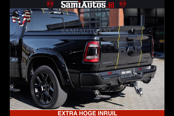 Dodge Ram HULK PACK | BULLBAR | 5.7 V8 | HUD | PANO | DIGI CLUSTER | 360CAM | ADAPTIVE CRUISE | HEADUP | DIGITALE BINNENSPIEGEL | LARAMIE  3500KG | LEDER | LANE ASSIST | DODE HOEK INSTALLATIE |