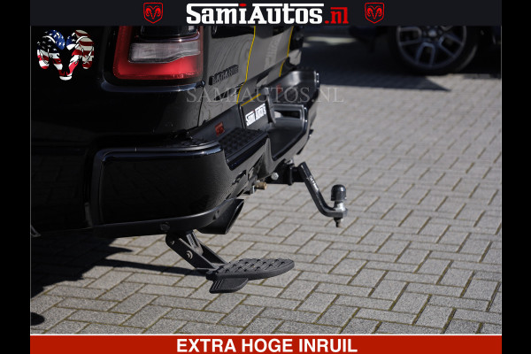Dodge Ram HULK PACK | BULLBAR | 5.7 V8 | HUD | PANO | DIGI CLUSTER | 360CAM | ADAPTIVE CRUISE | HEADUP | DIGITALE BINNENSPIEGEL | LARAMIE  3500KG | LEDER | LANE ASSIST | DODE HOEK INSTALLATIE |