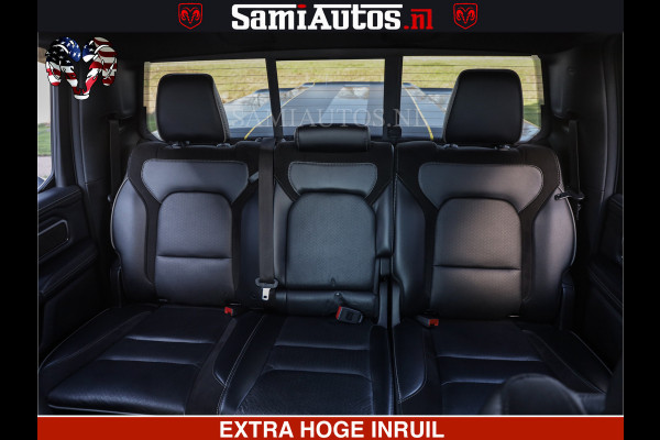 Dodge Ram HULK PACK | BULLBAR | 5.7 V8 | HUD | PANO | DIGI CLUSTER | 360CAM | ADAPTIVE CRUISE | HEADUP | DIGITALE BINNENSPIEGEL | LARAMIE  3500KG | LEDER | LANE ASSIST | DODE HOEK INSTALLATIE |