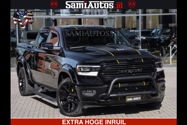 Dodge Ram HULK PACK | BULLBAR | 5.7 V8 | HUD | PANO | DIGI CLUSTER | 360CAM | ADAPTIVE CRUISE | HEADUP | DIGITALE BINNENSPIEGEL | LARAMIE  3500KG | LEDER | LANE ASSIST | DODE HOEK INSTALLATIE |