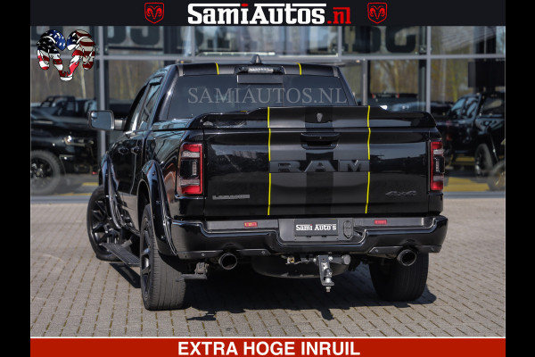 Dodge Ram HULK PACK | BULLBAR | 5.7 V8 | HUD | PANO | DIGI CLUSTER | 360CAM | ADAPTIVE CRUISE | HEADUP | DIGITALE BINNENSPIEGEL | LARAMIE  3500KG | LEDER | LANE ASSIST | DODE HOEK INSTALLATIE |