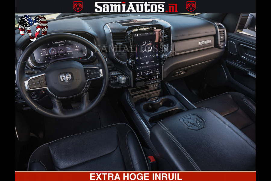 Dodge Ram HULK PACK | BULLBAR | 5.7 V8 | HUD | PANO | DIGI CLUSTER | 360CAM | ADAPTIVE CRUISE | HEADUP | DIGITALE BINNENSPIEGEL | LARAMIE  3500KG | LEDER | LANE ASSIST | DODE HOEK INSTALLATIE |