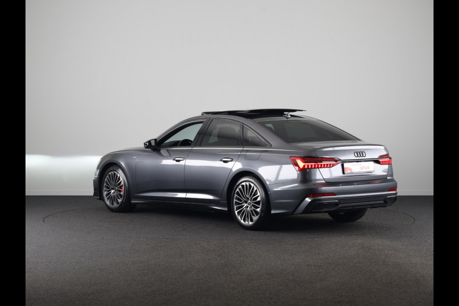 Audi A6 Limousine 55 TFSI e quattro Pro Line S Competition 367 pk S-tronic | Navigatie | Panoramadak | Parkeersensoren (Park assist) | Rondomzicht camera | B&O Soundsystem | Stoelverwarming | S-Line |