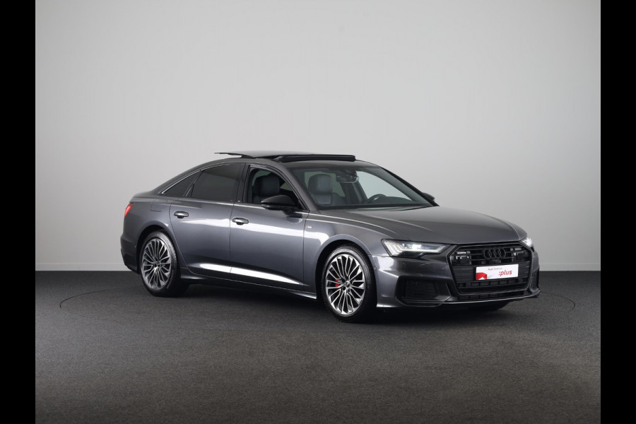 Audi A6 Limousine 55 TFSI e quattro Pro Line S Competition 367 pk S-tronic | Navigatie | Panoramadak | Parkeersensoren (Park assist) | Rondomzicht camera | B&O Soundsystem | Stoelverwarming | S-Line |