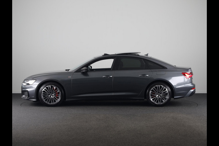 Audi A6 Limousine 55 TFSI e quattro Pro Line S Competition 367 pk S-tronic | Navigatie | Panoramadak | Parkeersensoren (Park assist) | Rondomzicht camera | B&O Soundsystem | Stoelverwarming | S-Line |