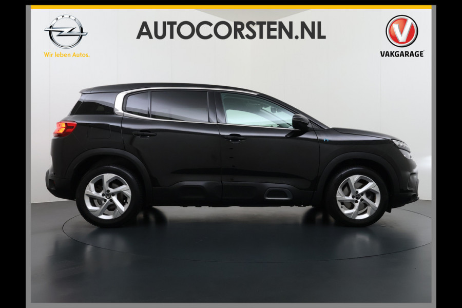 Citroën C5 Aircross 1.6T Plug-in Hybrid 225PK Automaat Trekhaak 360°Camera Apple Carplay Android Auto Navi Ecc Cruise Control Pdc Feel Led Lmv 18" DAB+ Isofix Privacy Glas Bluetooth 1.300KG Trekgewicht