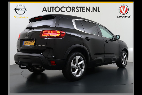 Citroën C5 Aircross 1.6T Plug-in Hybrid 225PK Automaat Trekhaak 360°Camera Apple Carplay Android Auto Navi Ecc Cruise Control Pdc Feel Led Lmv 18" DAB+ Isofix Privacy Glas Bluetooth 1.300KG Trekgewicht