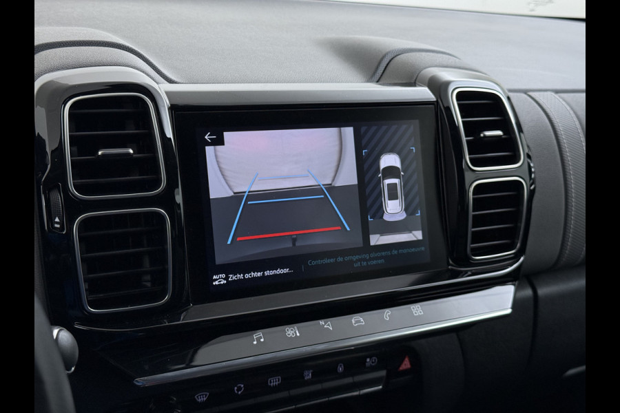 Citroën C5 Aircross 1.6T Plug-in Hybrid 225PK Automaat Trekhaak 360°Camera Apple Carplay Android Auto Navi Ecc Cruise Control Pdc Feel Led Lmv 18" DAB+ Isofix Privacy Glas Bluetooth 1.300KG Trekgewicht