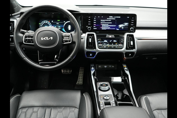 Kia Sorento 1.6 T-GDI Plug-in Hybrid 4WD ExecutiveLine 265pk Dealer O.H | Panodak | Trekhaak Afn. | Adaptive Cruise | Lederen Comfortzetels Ventilatie & Memory | 360 Camera | Head Up | BOSE | Cameraspiegels | Matrix LED |