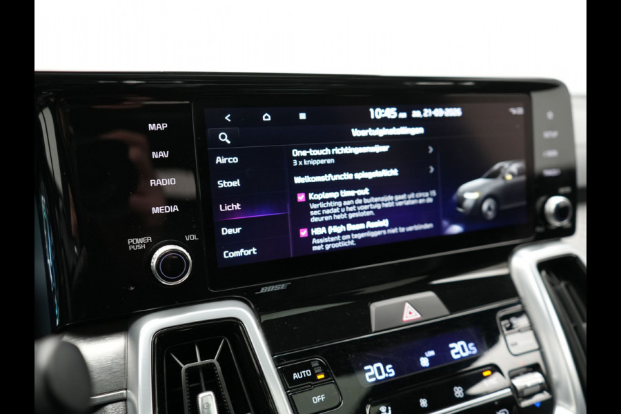 Kia Sorento 1.6 T-GDI Plug-in Hybrid 4WD ExecutiveLine 265pk Dealer O.H | Panodak | Trekhaak Afn. | Adaptive Cruise | Lederen Comfortzetels Ventilatie & Memory | 360 Camera | Head Up | BOSE | Cameraspiegels | Matrix LED |