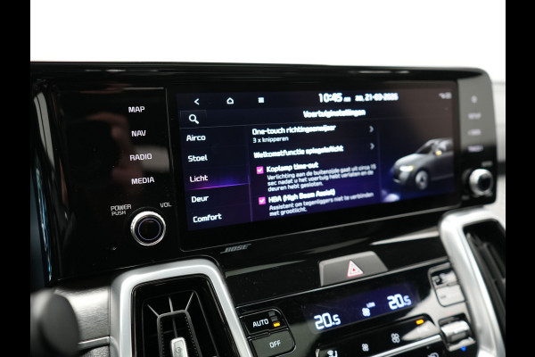 Kia Sorento 1.6 T-GDI Plug-in Hybrid 4WD ExecutiveLine 265pk Dealer O.H | Panodak | Trekhaak Afn. | Adaptive Cruise | Lederen Comfortzetels Ventilatie & Memory | 360 Camera | Head Up | BOSE | Cameraspiegels | Matrix LED |