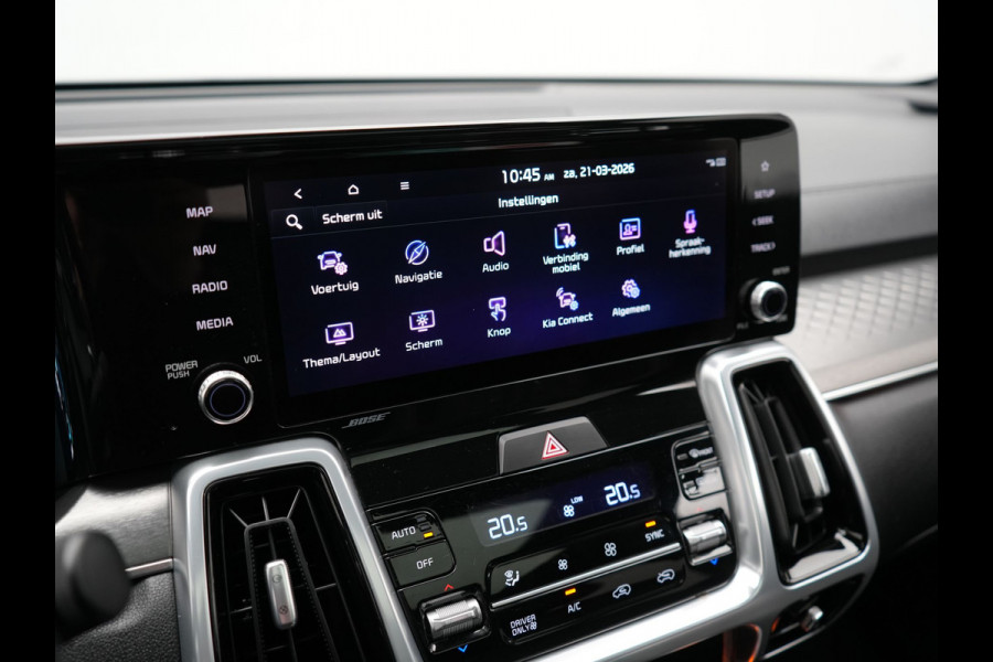 Kia Sorento 1.6 T-GDI Plug-in Hybrid 4WD ExecutiveLine 265pk Dealer O.H | Panodak | Trekhaak Afn. | Adaptive Cruise | Lederen Comfortzetels Ventilatie & Memory | 360 Camera | Head Up | BOSE | Cameraspiegels | Matrix LED |