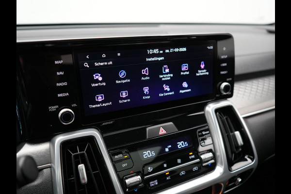 Kia Sorento 1.6 T-GDI Plug-in Hybrid 4WD ExecutiveLine 265pk Dealer O.H | Panodak | Trekhaak Afn. | Adaptive Cruise | Lederen Comfortzetels Ventilatie & Memory | 360 Camera | Head Up | BOSE | Cameraspiegels | Matrix LED |