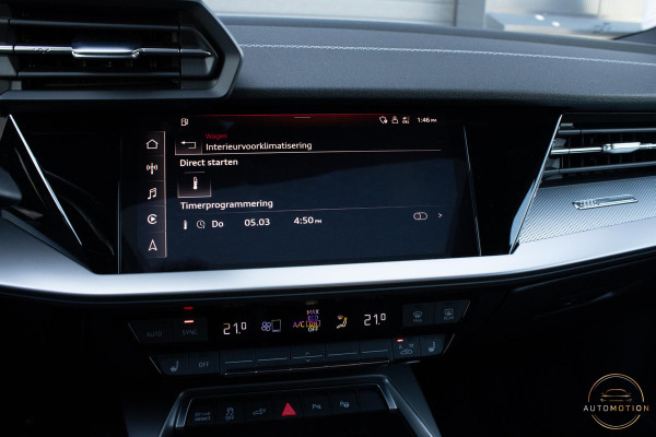 Audi A3 Sportback 40 TFSIe S line Panoramadak Elektrische Stoelverwarming Sfeerverlichting