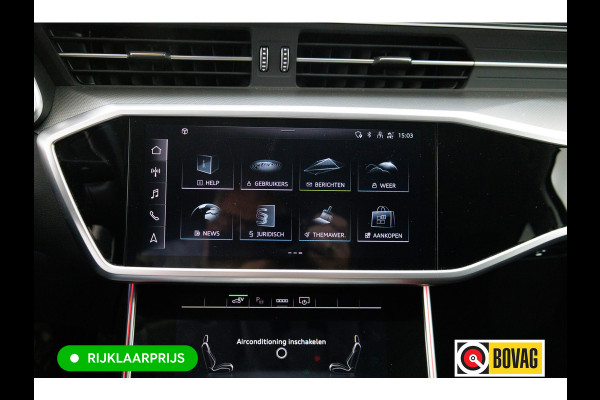 Audi A6 Avant 50 TFSI e quattro Advanced edition | 21 inch | Black optic | 360 camera | Sfeerverlichting Navigatie, Stoelverwarming, Electrische achterklep, Lane assist, App-connect