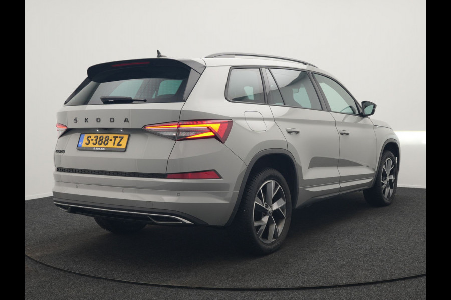 Škoda Kodiaq 1.5 TSI Sportline Business 150pk DSG | Trekhaak Af Fabriek | Adaptive Cruise | Camera | Alcantara Sportstoelen Memory & Verwarmd | Keyless | Sfeerverlichting | Apple Carplay | Virtual | Navigatie | DAB |