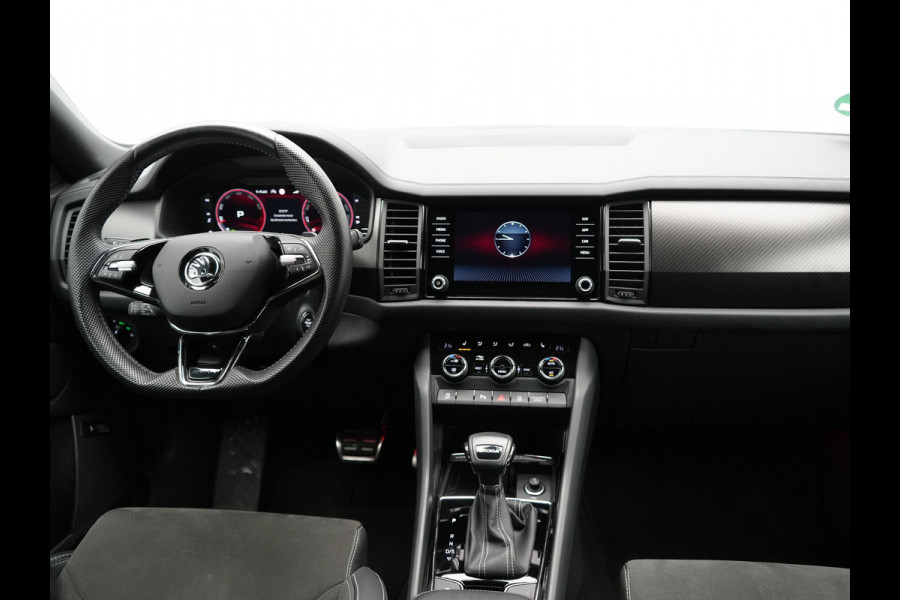 Škoda Kodiaq 1.5 TSI Sportline Business 150pk DSG | Trekhaak Af Fabriek | Adaptive Cruise | Camera | Alcantara Sportstoelen Memory & Verwarmd | Keyless | Sfeerverlichting | Apple Carplay | Virtual | Navigatie | DAB |