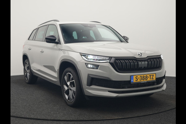 Škoda Kodiaq 1.5 TSI Sportline Business 150pk DSG | Trekhaak Af Fabriek | Adaptive Cruise | Camera | Alcantara Sportstoelen Memory & Verwarmd | Keyless | Sfeerverlichting | Apple Carplay | Virtual | Navigatie | DAB |