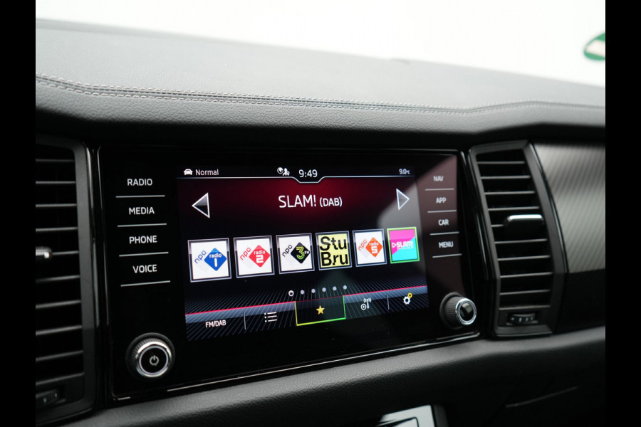 Škoda Kodiaq 1.5 TSI Sportline Business 150pk DSG | Trekhaak Af Fabriek | Adaptive Cruise | Camera | Alcantara Sportstoelen Memory & Verwarmd | Keyless | Sfeerverlichting | Apple Carplay | Virtual | Navigatie | DAB |