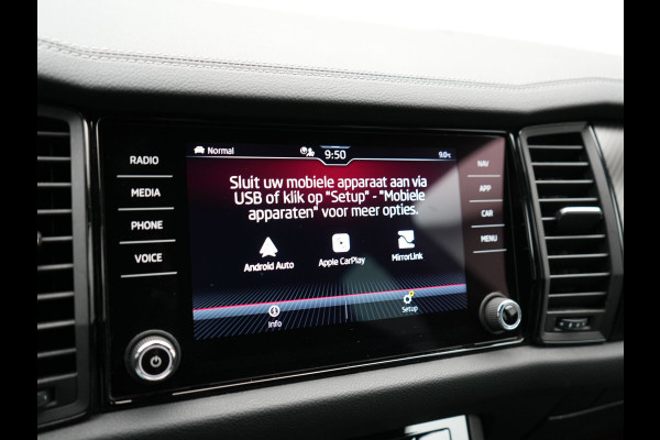 Škoda Kodiaq 1.5 TSI Sportline Business 150pk DSG | Trekhaak Af Fabriek | Adaptive Cruise | Camera | Alcantara Sportstoelen Memory & Verwarmd | Keyless | Sfeerverlichting | Apple Carplay | Virtual | Navigatie | DAB |