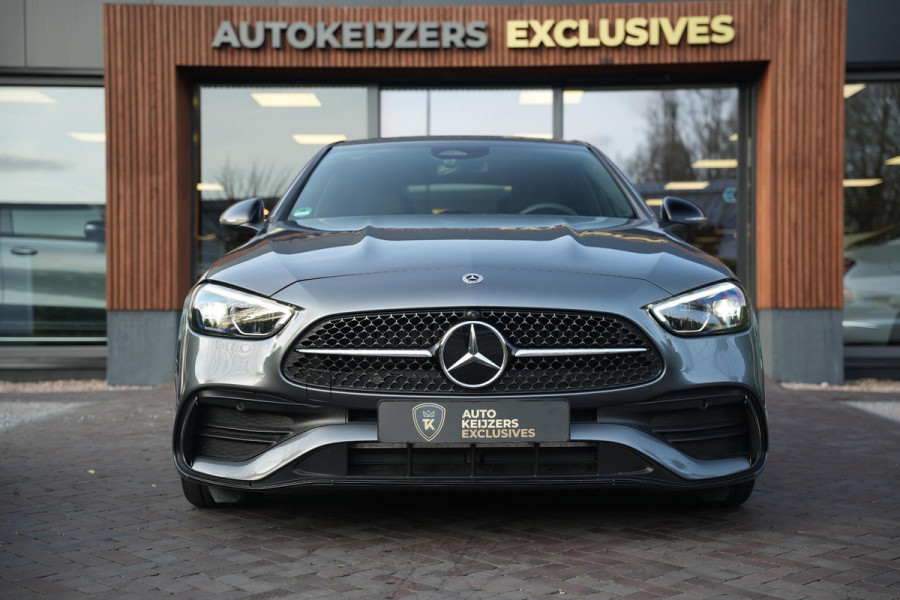 Mercedes-Benz C-Klasse 180 Business Solution AMG Burmester Stuurverw. Adapt. Cruise LED Leer Alcantara AMG