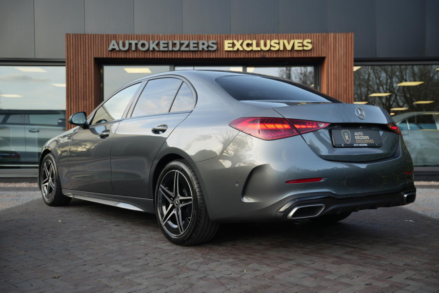 Mercedes-Benz C-Klasse 180 Business Solution AMG Burmester Stuurverw. Adapt. Cruise LED Leer Alcantara AMG