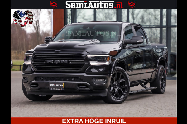 Dodge Ram RAM VOL | BLACK ON BLACK | LUCHTVERING | 5.7 V8 HEMI | PANODAK | ADAPTIVE CRUISE | 360 CAMERA | 22 INCH SPORT WIELEN | DUBELE CABINE | 5 PERSOONS |
