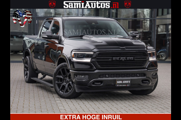 Dodge Ram RAM VOL | BLACK ON BLACK | LUCHTVERING | 5.7 V8 HEMI | PANODAK | ADAPTIVE CRUISE | 360 CAMERA | 22 INCH SPORT WIELEN | DUBELE CABINE | 5 PERSOONS |