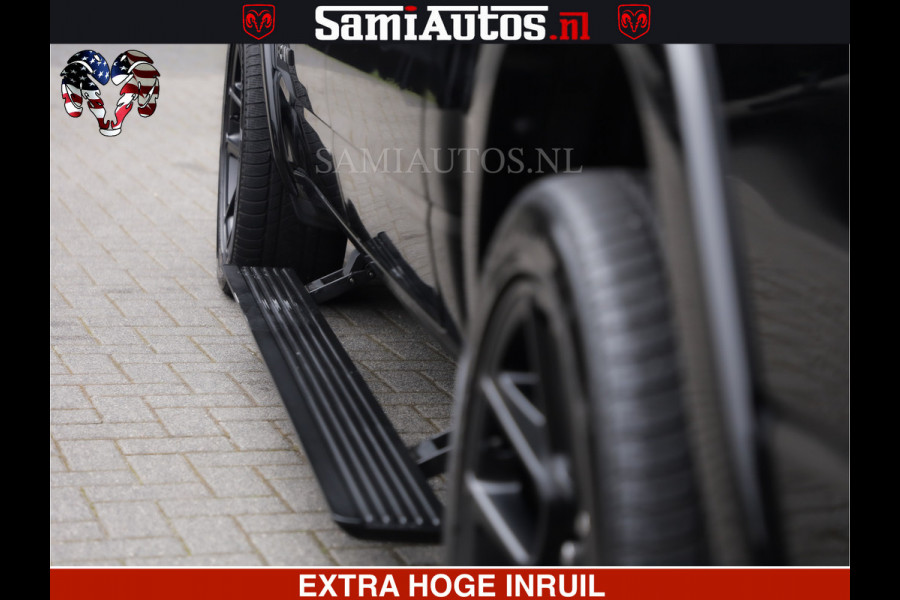 Dodge Ram RAM VOL | BLACK ON BLACK | LUCHTVERING | 5.7 V8 HEMI | PANODAK | ADAPTIVE CRUISE | 360 CAMERA | 22 INCH SPORT WIELEN | DUBELE CABINE | 5 PERSOONS |