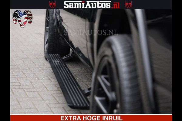 Dodge Ram RAM VOL | BLACK ON BLACK | LUCHTVERING | 5.7 V8 HEMI | PANODAK | ADAPTIVE CRUISE | 360 CAMERA | 22 INCH SPORT WIELEN | DUBELE CABINE | 5 PERSOONS |