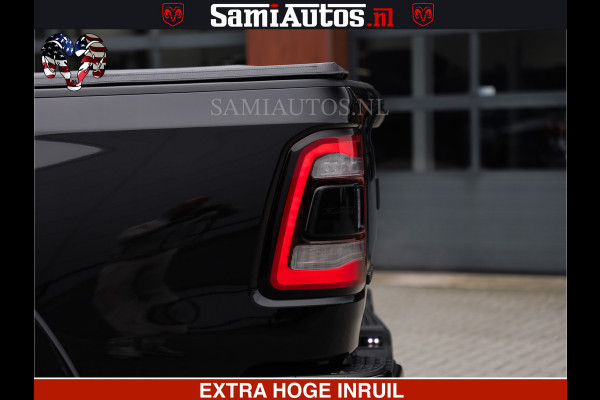 Dodge Ram RAM VOL | BLACK ON BLACK | LUCHTVERING | 5.7 V8 HEMI | PANODAK | ADAPTIVE CRUISE | 360 CAMERA | 22 INCH SPORT WIELEN | DUBELE CABINE | 5 PERSOONS |